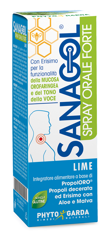 SANAGOL SPRAY FORTE PROPOLI LIME 20 ML - farmasconti.eu