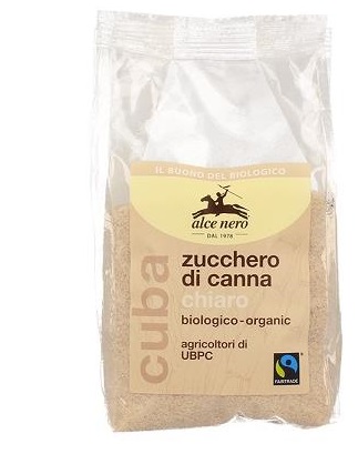 ZUCCHERO DI CANNA CHIARO BIO CUBA FAIRTRADE 500 G - farmasconti.eu