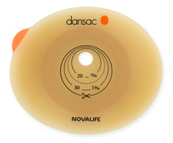 PLACCA PER COLO ILEO ED UROSTOMIA DANSAC NOVALIFE2 70MM RITAAGLIABILE 10-62 - farmasconti.eu