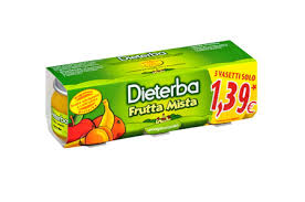 DIETERBA OMOGENEIZZATO FRUTTA MISTA 3 PEZZI 80 G - farmasconti.eu
