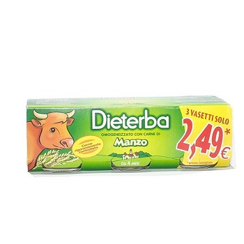 DIETERBA OMOGENEIZZATO MANZO 3 PEZZI 80 G - farmasconti.eu