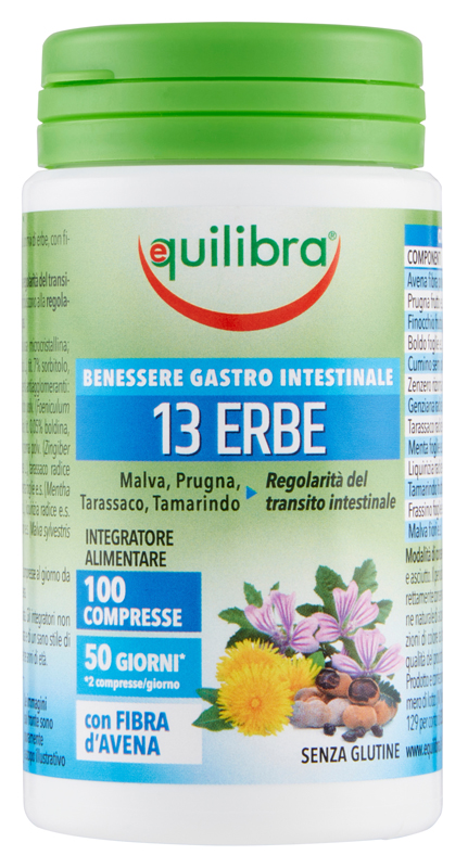 13 ERBE CON FIBRA 100 COMPRESSE - farmasconti.eu