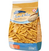 PIACERI MEDITERRANEI PASTA RISO PENNE RIGATE 250 G - farmasconti.eu