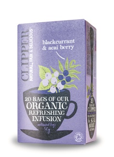 CLIPPER INFUSO RIBES NERO E ACAI BIO 20 FILTRI 50 G - farmasconti.eu