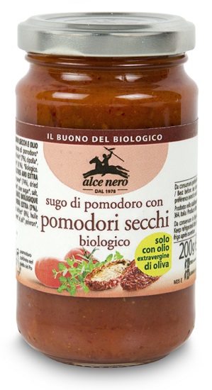 SALSA CON POMODORI SECCHI BIO 200 G - farmasconti.eu
