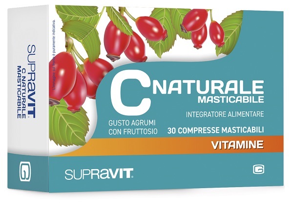 SUPRAVIT C NATURALE 30 COMPRESSE MASTICABILI - farmasconti.eu