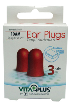 TAPPI AURICOLARI SPUGNA CONICI 3 COPPIE + CUSTODIA - farmasconti.eu