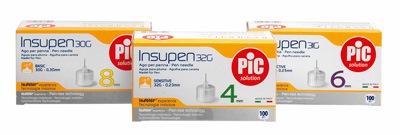 AGO PER PENNA DA INSULINA PIC INSUPEN GAUGE 33 4 MM 100 PEZZI - farmasconti.eu