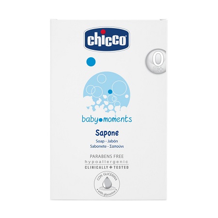 CHICCO COSMETICI BABY MOMENTS SAPONETTA 100 G - farmasconti.eu