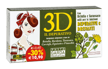 3D IL DEPURATIVO 30 COMPRESSE - farmasconti.eu
