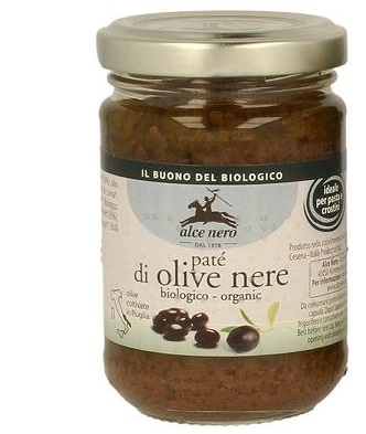PATE' DI OLIVE NERE BIO 130 G - farmasconti.eu