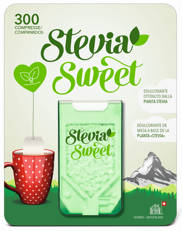 HERMESETAS STEVIA 300 COMPRESSE - farmasconti.eu