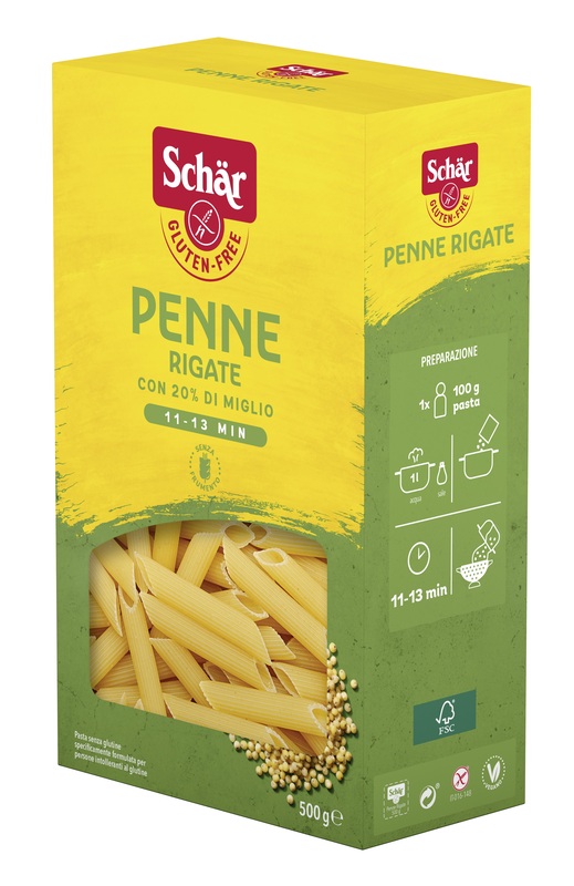 SCHAR PENNE RIGATE 500 G - farmasconti.eu