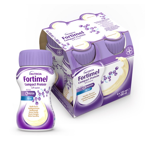 FORTIMEL COMPACT PROTEIN VANIGLIA 4 BOTTIGLIE DA 125 ML - farmasconti.eu
