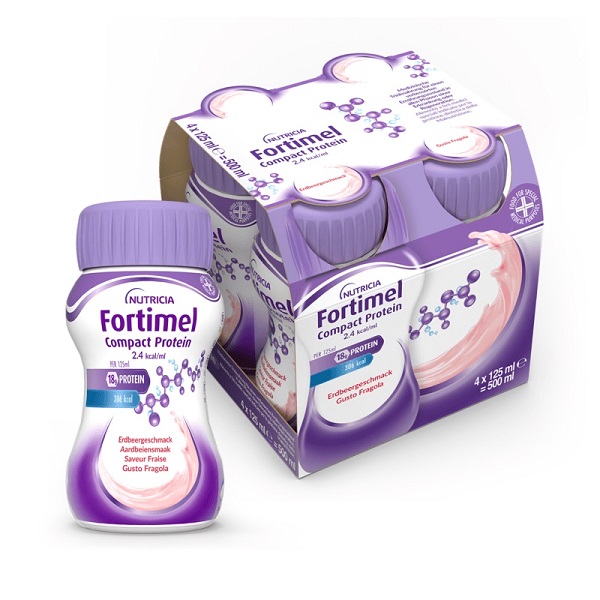 FORTIMEL COMPACT PROTEIN FRAGOLA 4 BOTTIGLIE 125 ML - farmasconti.eu