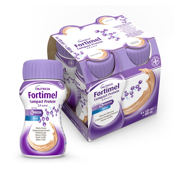FORTIMEL COMPACT PROTEIN CAFFE' 4 BOTTIGLIE DA 125 ML - farmasconti.eu