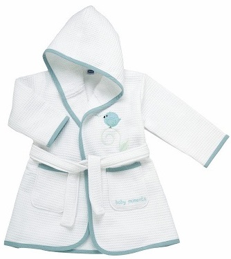 CHICCO ACCAPPATOIO PIQ AZZURRO UCCELLO 12 MESI+ - farmasconti.eu