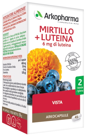 ARKO CAPSULE MIRTILLO+LUTEINA 45 CAPSULE - farmasconti.eu