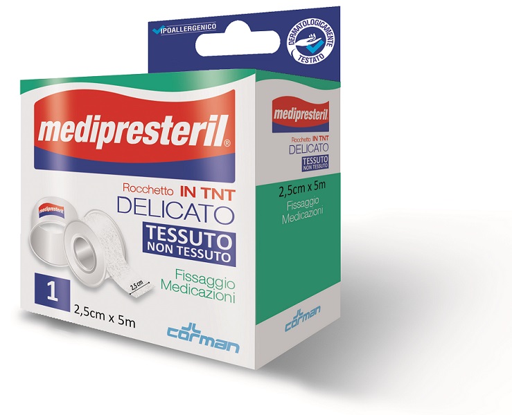 CEROTTO IN ROCCHETTO TESSUTO NON TESSUTO MEDIPRESTERIL 5X250CM - farmasconti.eu