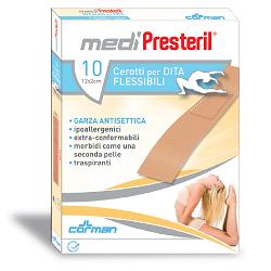 CEROTTO PER DITA MEDIPRESTERIL FLESSIBILE 12X2CM 10 PEZZI - farmasconti.eu