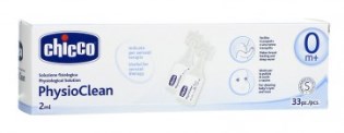 CHICCO PHYSIOCLEAN SOLUZIONE FISIOLOGICA 33 FLACONCINI 2 ML - farmasconti.eu
