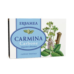 CARMINA CARBONE 24 CAPSULE VEGETALI 12 G - farmasconti.eu