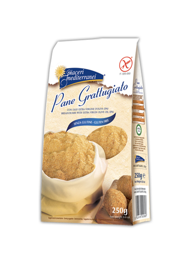PIACERI MEDITERRANEI PANE GRATTUGIATO SENZA GLUTINE 250 G - farmasconti.eu