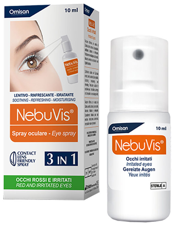 NEBUVIS OCCHI IRRITATI SPRAY 10 ML 1 PEZZO - farmasconti.eu