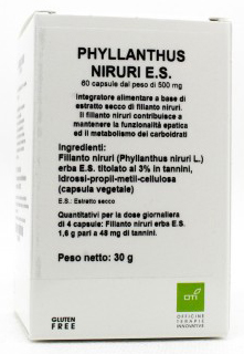 PHYLLANTHUS NIRURI ESTRATTO SECCO 60 CAPSULE - farmasconti.eu