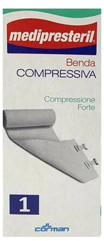 BENDA MEDIPRESTERIL COMPRESSIONE FORTE M4,5X10CM TESI - farmasconti.eu