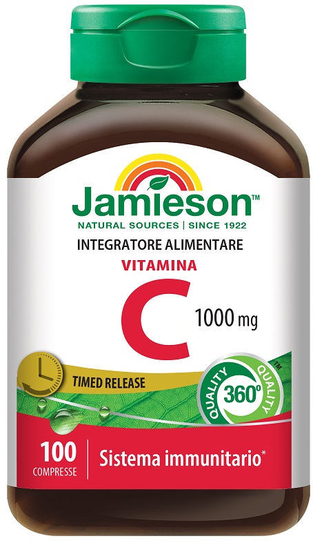 JAMIESON VITAMINA C 1000 TIMED RELEASE 100 COMPRESSE BARATTOG - farmasconti.eu