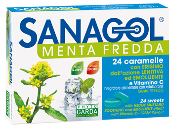 SANAGOL MENTA FREDDA 24 CARAMELLE - farmasconti.eu