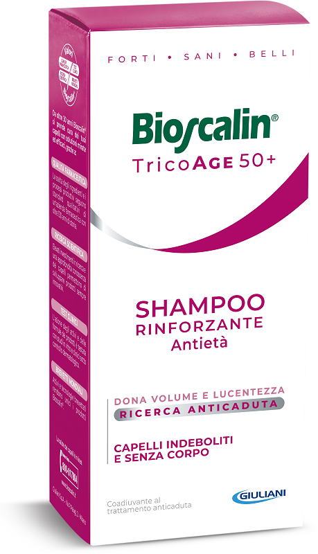 BIOSCALIN TRICOAGE SHAMPOO RINFORZANTE ANTIETA' 200 ML - farmasconti.eu