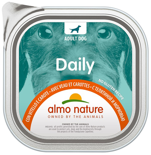 DAILY MENU DOGS CON VITELLO E CAROTE 300 G - farmasconti.eu