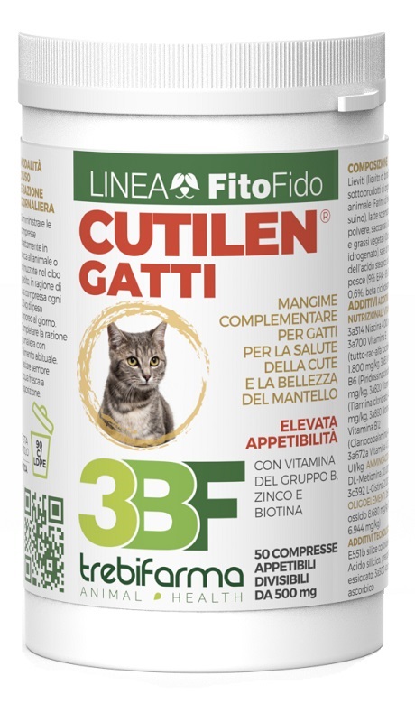CUTILEN GATTI 50 COMPRESSE BARATTOLO 25 G - farmasconti.eu