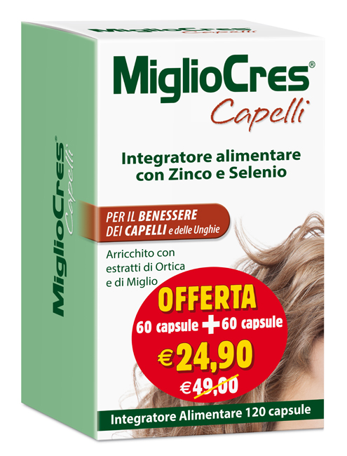 MIGLIOCRES 60+60 CAPSULE 60 G PROMOZIONE - farmasconti.eu