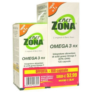 ENERZONA OMEGA 3 RX 120+48 CAPSULE OFFERTA CONVENIENZA - farmasconti.eu