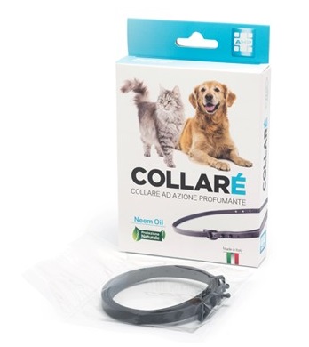 COLLARE' COLLARE PER CANI E GATTI AD AZIONE PROFUMANTE NERO CON OLIO DI NEEM - farmasconti.eu