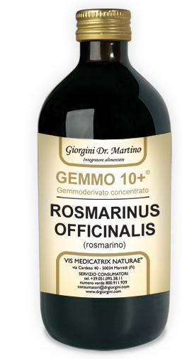 GEMMO 10+ ROSMARINO LIQUIDO ANALCOLICO 500 ML - farmasconti.eu