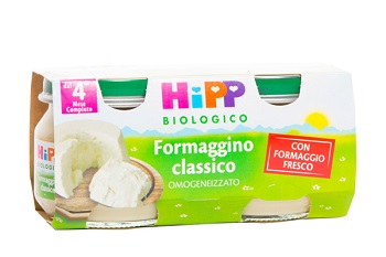 HIPP BIO OMOGENEIZZATO FORMAGGINO CLASSICO 2X80 G - farmasconti.eu