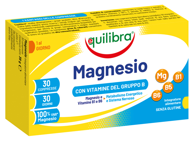 MAGNESIO CON VITAMINE GRUPPO B 30 COMPRESSE - farmasconti.eu