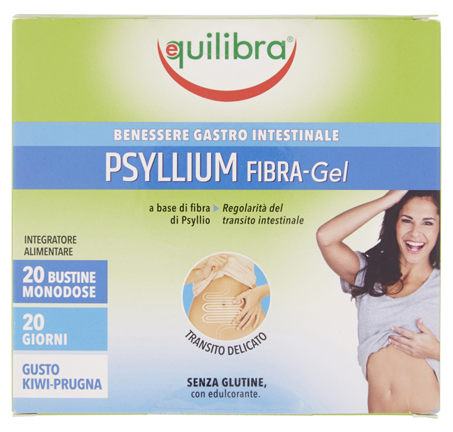 PSYLLIUM FIBRA GEL GUSTO KIWI PRUGNA 20 BUSTINE MONODOSE - farmasconti.eu
