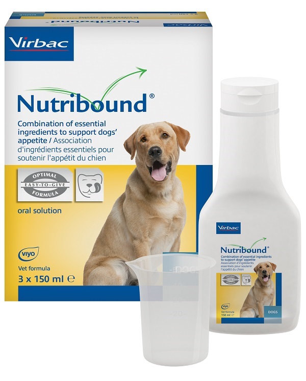 NUTRIBOUND SOLUZIONE ORALE APPETIBILE PER CANE 3 FLACONI DA 150 ML - farmasconti.eu
