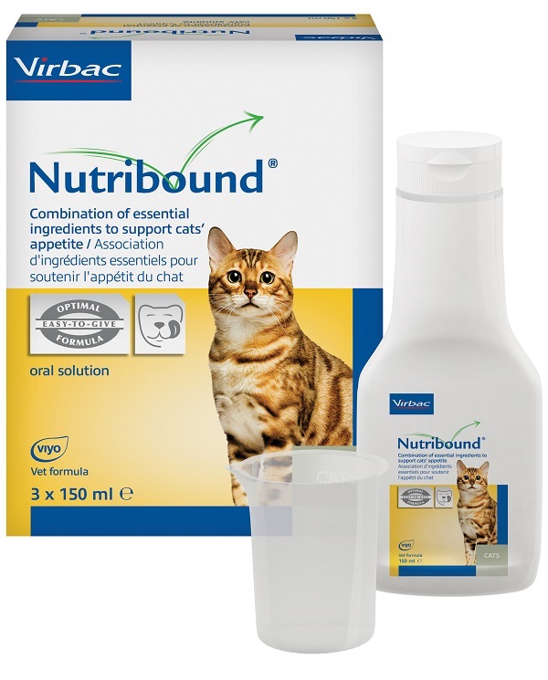 NUTRIBOUND SOLUZIONE ORALE APPETIBILE PER GATTO 3 FLACONI DA 150 ML - farmasconti.eu