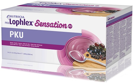 PKU LOPHLEX SENSATION FRUTTI ROSSI 36 PEZZI 109 G - farmasconti.eu