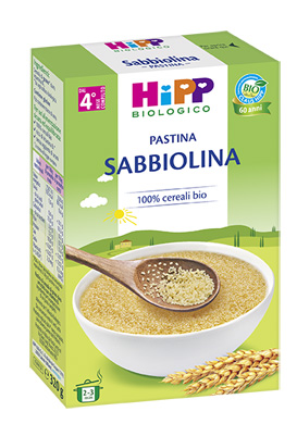 HIPP BIO PASTINA SABBIOLINA 320 G - farmasconti.eu