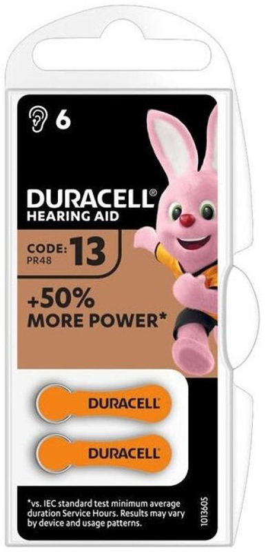 DURACELL EASY TAB 13 ARANCIO BATTERIA PER APPARECCHIO ACUSTICO - farmasconti.eu