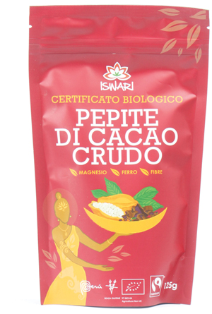 PEPITE DI CACAO CRUDO BIO 125 GR - farmasconti.eu