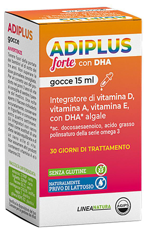 ADIPLUS FORTE CON DHA GOCCE FLACONCINO 15 ML - farmasconti.eu