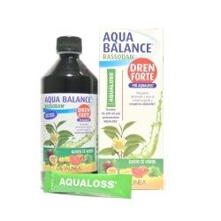 AQUA BALANCE RASSODAN DREN FORTE GUSTO T VERDE 500 ML DIETALINEA + AQUALOSS 2,8 G - farmasconti.eu